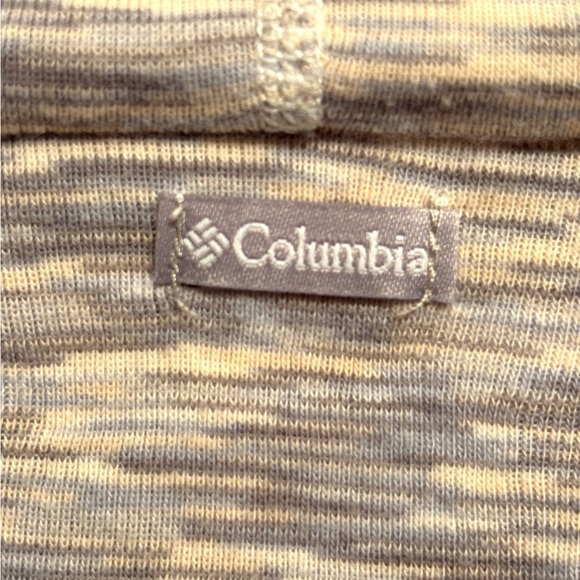 Columbia W’s Hooded Pullover Top Long Sleeve Shirt Gray Size M - Picture 7 of 9